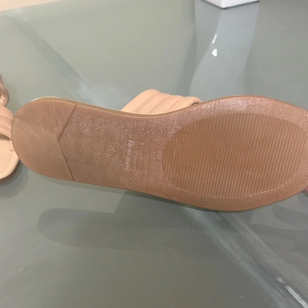 Seychelles Tan Slide Sandals – Size 8 – Flat Minimalist Summer Slides NEW